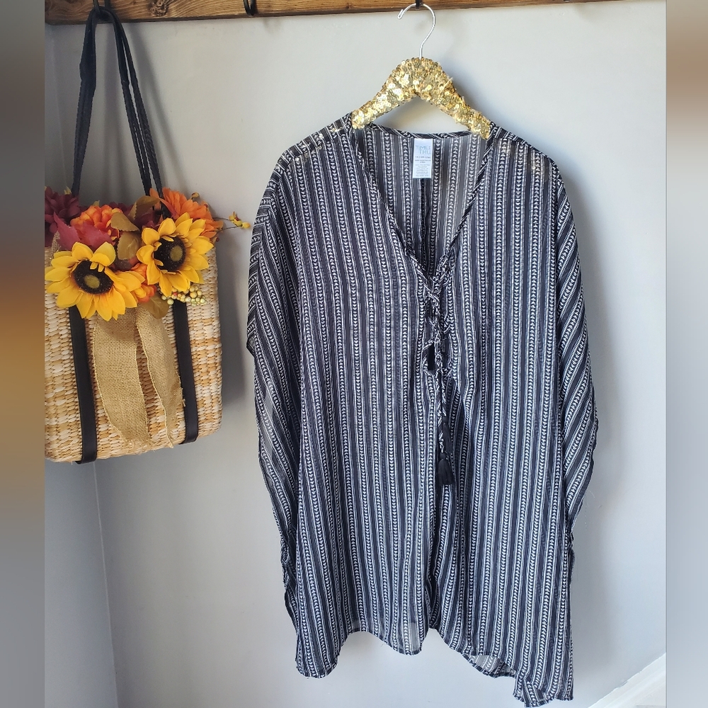 Time And Tru Swim Coverup 1X